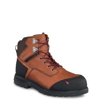 Red Wing Brnr XP 6-inch Waterproof Safety Toe Wandelschoenen Heren Bruin/Zwart - 2403